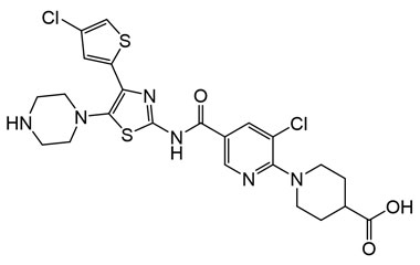 1-(3-Chloro-5-((4-(4-chlorothiophen-2-yl)-5-(piper PA 01 2991026