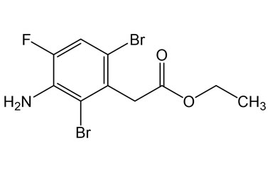 Ethyl 2-(3-amino-2,6-dibromo-4-fluorophenyl)acetat PA 05 0551052