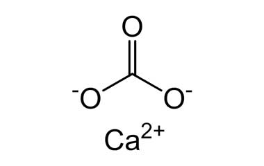 calcium carbonate structure diagram