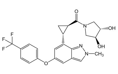 ((3S,4S)-3,4-Dihydroxypyrrolidin-1-yl)((1R,2R)-2-( PA 43 0361037