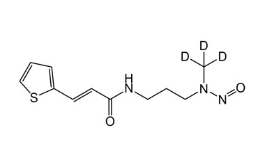 (E)-N-(3-((Methyl-d3)(nitroso)amino)propyl)-3-(thiophen-2-yl)acrylamid NA